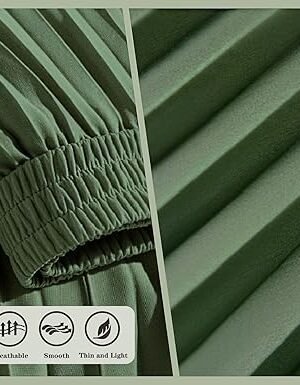 716RMvojmL._AC_SX385_.jpg Womens Skirt Leopard Print Midi Long Shirring Pleated Skirts High Waisted A Line Skirts