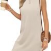 71zSLJG3XoL._AC_SY445_.jpg Dresses for Women 2025 Casual Summer Sundresses Sleeveless Tank Dress Fashion Outfits