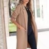 Women Cardigan Sweater Jackets Open Front Thick Knit Oversized Blazer Coatigan